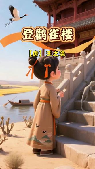 白日依山尽,黄河入海流#幼儿启蒙 #育儿知识 #启蒙早教 #唐诗三百首 #古诗词