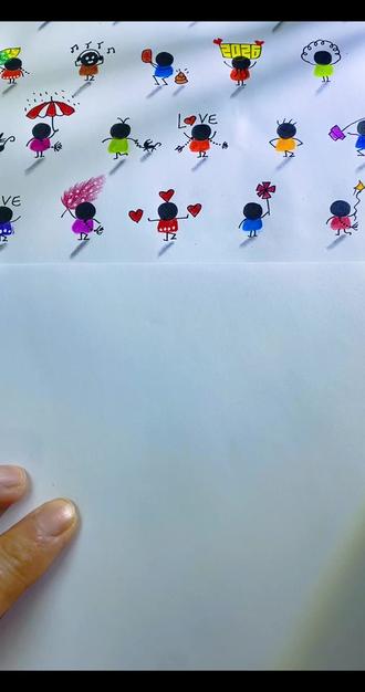 画个漂亮的,比一比谁画的好看!#自学画画打卡 #简笔画 #彩铅 #上热门🔥 #推流