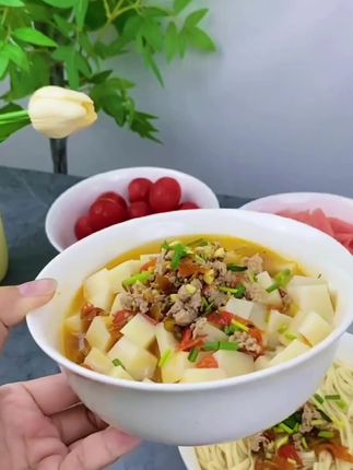 #创作灵感 终于找到了这款瓷县令【4只装】加厚6英寸陶瓷沙拉面碗纯白家用简约餐具吃米饭碗#陶瓷碗 #拉面碗#碗