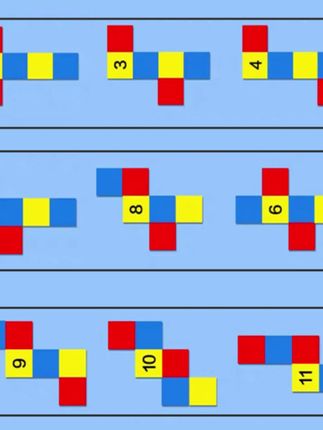 长方体展开图,硬卡纸折叠,学习长方体的表面积#小学数学 #五年级数学 #立体图形 #长方体和正方体的表面积#好物分享