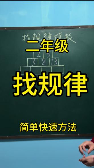 #真实生活分享计划 最近辅导闺女写作业,找规律题很容易出错,掌握这个方法,数学提分快#辅导孩子写作业 #数学思维拓展题 #找规律填数