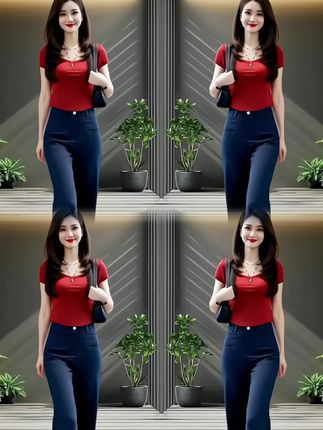 #摆脱路人感的小个子女生穿搭 #裤子#西装裤#阔腿裤#直筒裤