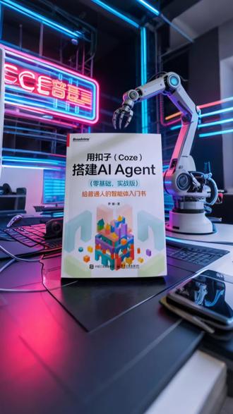 一个人能搭建智能体吗?跟着《用扣子搭建AI Agent》一步步来,小白也能搭建自己的智能体。#coze #智能体 #工作流 #好书分享 #扣子