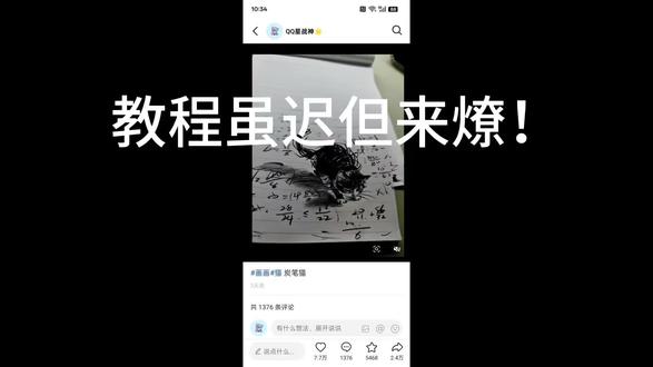 #画画教程#炭笔猫#炭笔猫怎么画 这两天作业太多了,主包终于来出教程了