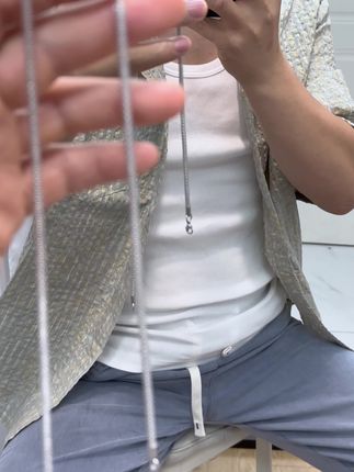 简约不简单 帅气又加分的龙鳞项链 #配饰分享 #男生穿搭 #锁骨链 #高级感穿搭