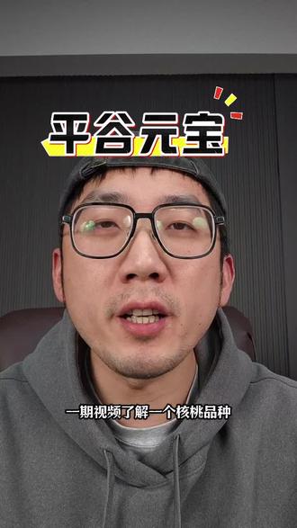 一期视频了解一个核桃品种-平谷元宝