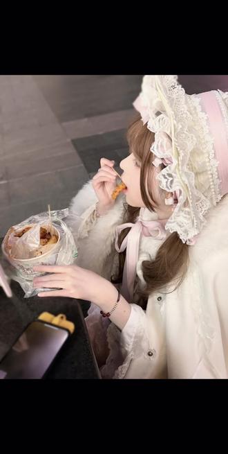 对不起 我不是故意烦你的 我只是有点喜欢你#Lolita #圣诞g#圣诞g粉色