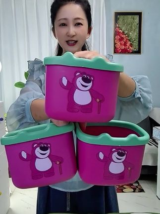 桌面垃圾桶家用高颜值客厅桌上迷你小号创意垃圾篓卧室可爱废纸桶#垃圾桶 #桌面垃圾桶 #草莓熊垃圾桶 #桌面收纳盒 #超便宜超划算