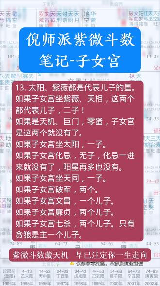 紫微斗数藏天机 #紫微斗数 #命理推算