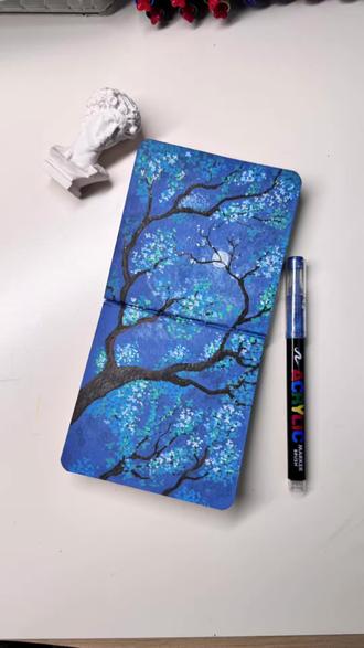 30秒月下树绘画视频
#和我一起学画画 #创作者中心 #创作灵感 #零基础学画画