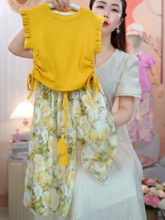 这套衣服好看#女童夏装