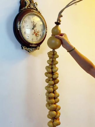 寓意好 挂起来大气的天然真葫芦挂件 太好看了吧 可以挂在家里 或者上班的地方或者茶室书房等#葫芦 #葫芦福禄 #客厅 #玄关画 #玄关