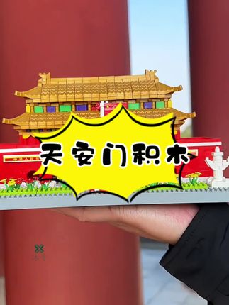 儿子放假了,就给他安排了这种积木,拼起来有点复杂,正好能让他安安静静呆好久,还能培养孩子的耐心,提高爱国情怀#益智玩具 #让孩子远离手机