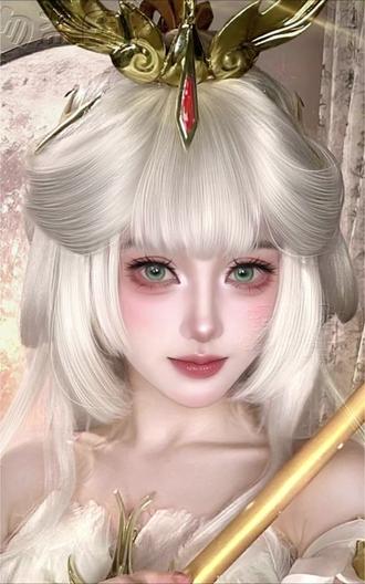 大家蹲的画头发教程来啦,很简单不吃技术#画世界pro #后期修图 #画头发 #后期 #cos