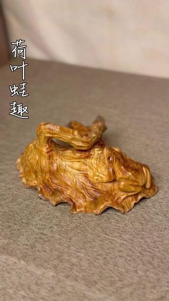 纯手工崖柏,把一整个夏天刻进木头里🐸 #手艺人 #崖柏 #木雕工艺就靠这双手 #制作过程 #精品雕件