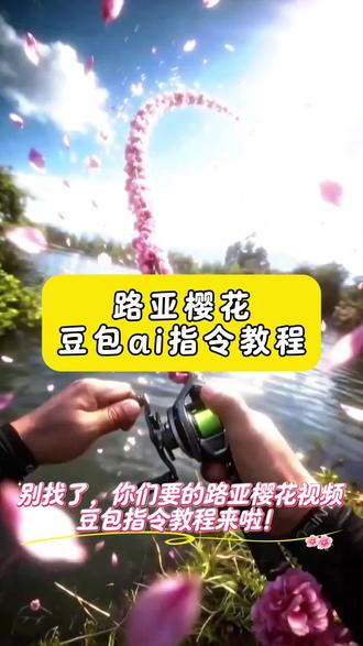 别找了,你们要的路亚樱花视频豆包ai指令教程来啦~ #豆包ai #豆包出大片有两把刷子 #路亚樱花 #豆包生视频 豆包指令教程 路亚樱花指令教程 钓鱼 梨花带鱼
豆包指令生视频 钓鱼竿樱花 路亚樱花视频生成 钓鱼佬的浪漫 豆包 豆包App 我骗你的,那不是浪漫,是钩! #春日专属鱼竿