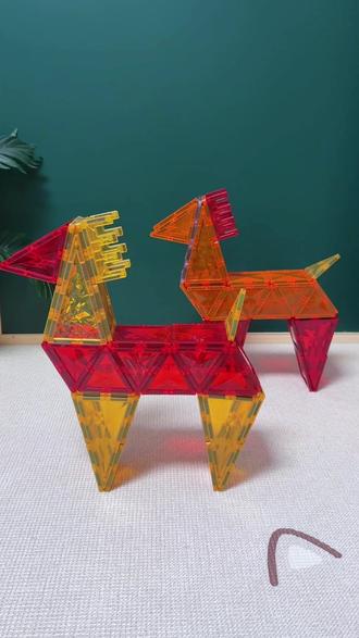 磁力片的1000种玩法#磁力片教程 #磁力片玩法