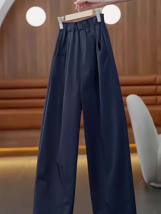2025夏季新款高腰时尚花苞休闲裤#面料柔软舒适 薄款九分阔腿裤#显高显瘦显腿长 #夏季穿搭 #百搭裤子 #好物推荐🔥