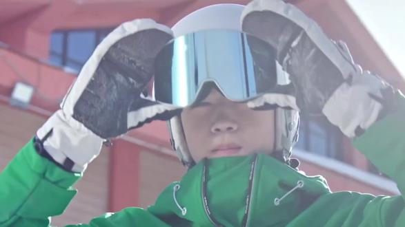 这段滑雪真的是帅炸了!!!#骄阳似我 #林屿森 #宋威龙 #滑雪