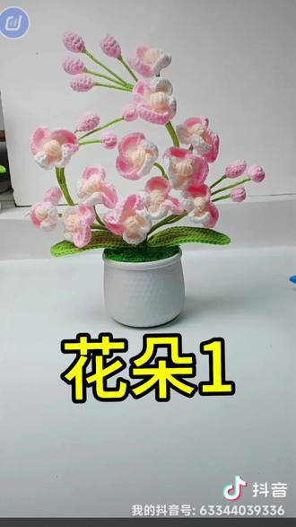 简易蝴蝶兰钩织教程#手工 #教程