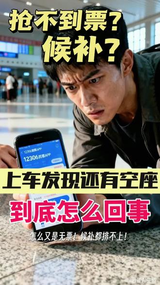 抢不到票?候补?上车发现还有空座,到底怎么回事 #真实生活分享计划 #热点 #热点话题 #热点知多少