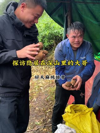 今天去探访了隐居在深山里的大哥,他在里面过着原始的生活,看到他居住的环境我们直接惊呆了,这样的生活你们喜欢吗#大山里的味道 #大山里的风景就是这么美 #山货 #美好丰收看云南 #抖音美好丰收节