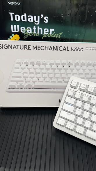 个性出众-这把键盘让我爱上了折腾桌面
#罗技机械键盘 #罗技灵砚K868 #罗技灵砚K848