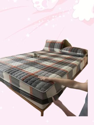 春秋款加棉夹棉床笠加厚防滑保护罩床罩榻榻米床垫套全包围罩罩套#床笠 #床笠床罩 #床笠保护套 #床笠款凉席 #床笠单层