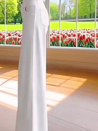 #直筒裤女 ##喇叭裤穿搭 #休闲裤 #牛仔裤搭配