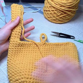 长颈鹿包(脖子部分)钩织教程