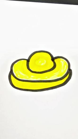 送你一个金元宝#儿童绘画#教你学画画#一学就会的简笔画#绘画过程分享#一起学画画