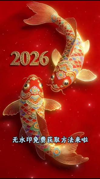 2026锦鲤发财动态壁纸无水印免费获取方式
#剪映 #动态壁纸 #锦鲤动态壁纸 #无水印 #免费
@DOU+小助手