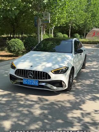 #奔驰 #奔驰e300l #汽车用品 #后视镜亮条