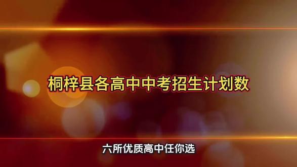 桐梓县2026年各高中中考招生计划数 #摩哥老师