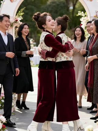 #旗袍美人 #高端大气 #中国传统服饰 #喜妈妈喜婆婆礼服 #婚宴礼服