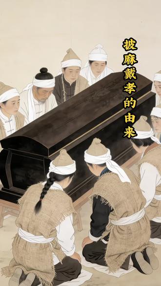 披麻戴孝的由来#民间故事