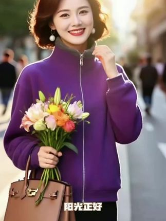 #小云雀AI #谁穿谁漂亮 #女性气质穿搭 #春秋穿搭 #中年妈妈加绒加厚卫衣加厚卫衣@抖加🔥上热门🔥dou+🔥热点宝