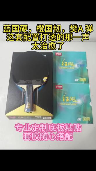 樊振东alc,正手尼奥蓝国,反手尼奥橙国,快攻弧圈型。 #红双喜乒乓球拍 #乒乓球拍定制 #狂飙胶皮 #乒乓球新手 #体育器材
