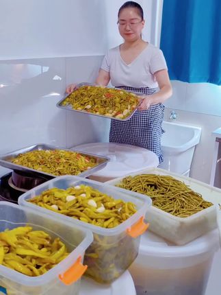 #罗田酸豆角#老坛腌菜