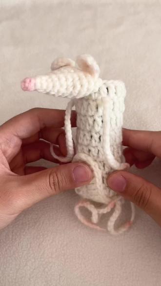 手把手教你搞一只朋克老鼠干口红火机包!!!
#钩一只潦草老鼠干 #毛线编织 #猎奇 #做手工我是认真的 #纯手工打造