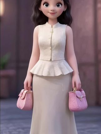 新中式中国风仙女风时尚套装显瘦连衣裙法式上衣包臀夏季裙子#套装裙推荐#温柔风穿搭#新中式穿搭