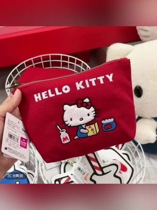 凯蒂猫复古风kitty洋气收纳包 周年限定单肩手提零钱包 #零钱包 #收纳整理 #收纳包 #手提包包 #女神必备