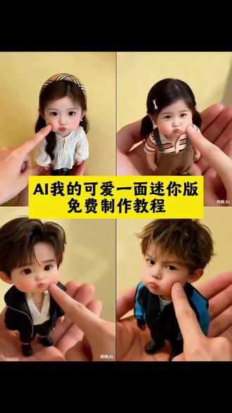 q版可爱宝宝 AI卖萌掌中玩偶教程 一键生成缩小版可爱自己 软fufu萌炸了 AI卖萌掌中玩偶 #剪映 #ai我的可爱一面 #q版人物 #缩小版的自己 #可爱Q版的我 珍珠小子创意玩法 tf家族 可爱q版玩偶 q版可爱娃娃 q版可爱人偶