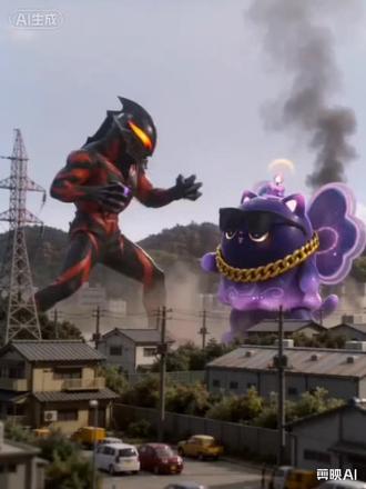 蛋仔大战贝利亚 #Ai制作 #贝利亚 #打怪兽