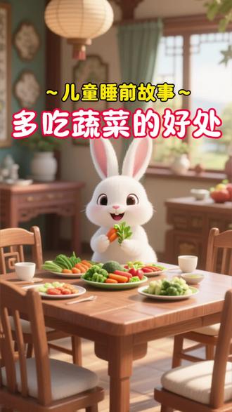 儿童睡前故事 《多吃蔬菜的好处》 #儿童睡前故事 #哄睡 #育儿 #启蒙早教 #亲子教育