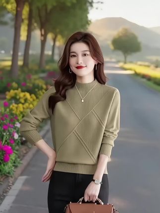 #出街穿搭 #时尚休闲穿搭#针织衫#羊绒衫#内穿外搭都好看