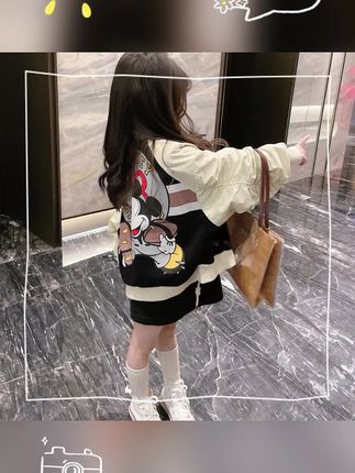 女童棒球服外套 #女童外套 #女童棒球服 #女童棒球服外套 #女童穿搭 #儿童外套推荐