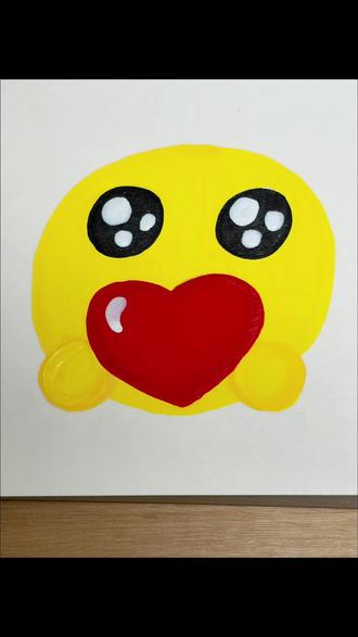 宝宝们你们能找到这个表情包吗#画画 #跟着抖音学画画 #简笔画 #真实生活分享计划 #丙烯笔画画