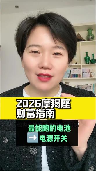 2026摩羯座财富指南:去掌握开关 #摩羯座 #星座 #职场女性 #女性成长 #搞钱
