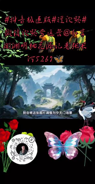 #传统文化教育 #创作者中心 #创作灵感 #抖音极速版短视频号微信登录@分享陶渊明桃花源记老张长河5267🦋